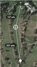 aerial photo of Hole 10 Par 4 385 Yards