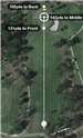aerial photo of Hole 16 Par 3 150 Yards