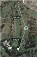 aerial photo of Hole 18 Par 5 474 Yards