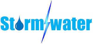 says, Storm with the "O" being a rain drop, lightning bolt between storm and water