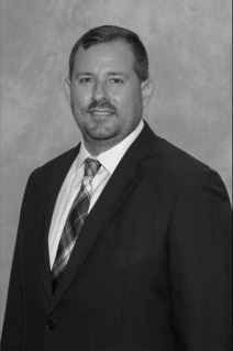 Black and white photo Council member Roland Bishop